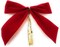 Red Velvet Christmas Bows - 20 Pack | 4.5 x 4.5 Inch Holiday Ribbon Bows for Indoor & Outdoor Decorating | Perfect for Christmas Trees, Wreaths, Garlands, & Gifts